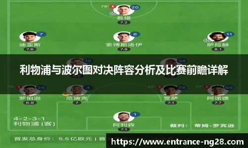 利物浦与波尔图对决阵容分析及比赛前瞻详解